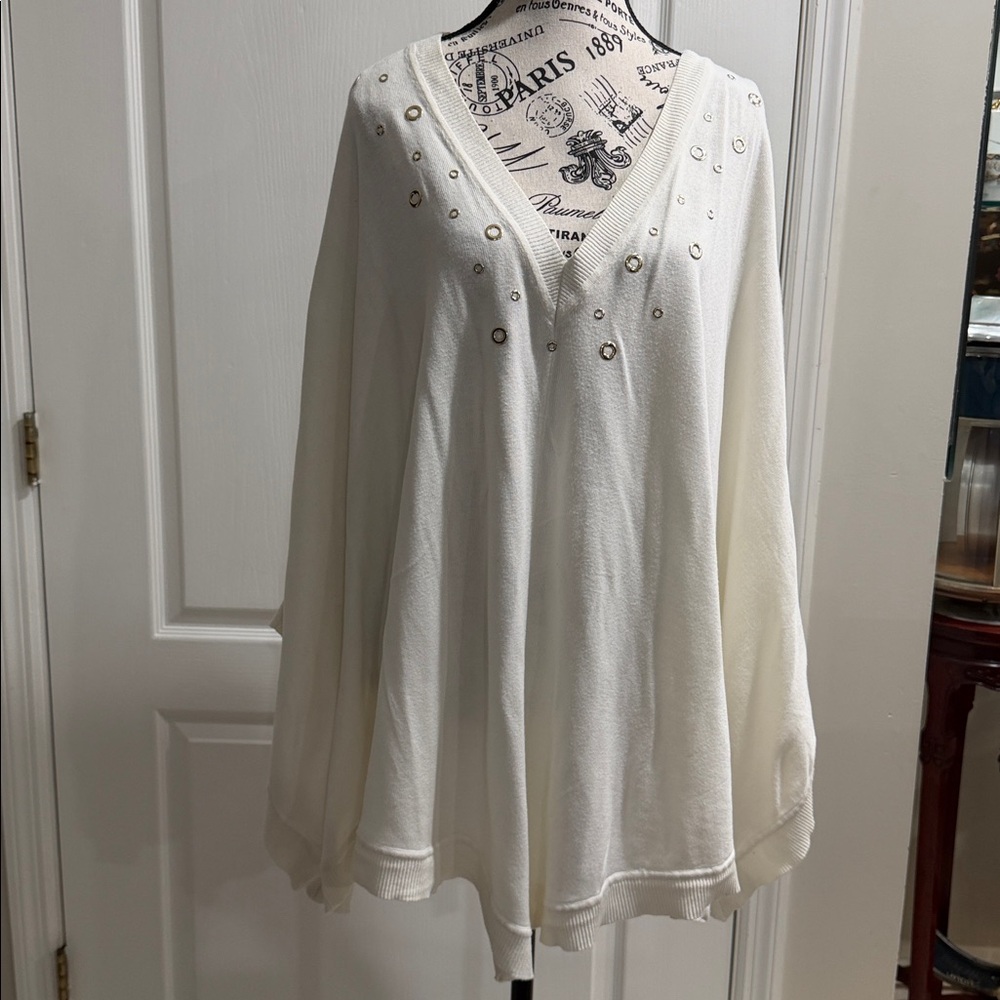 Michael Kors sweater poncho size xl